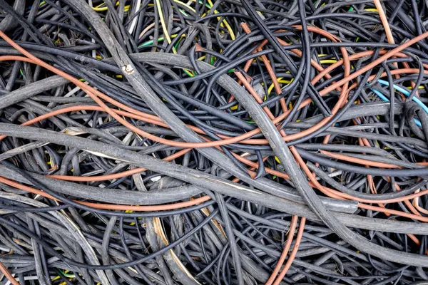Electrical cable and copper wiring for recycling at RHK Metals Ltd Royston