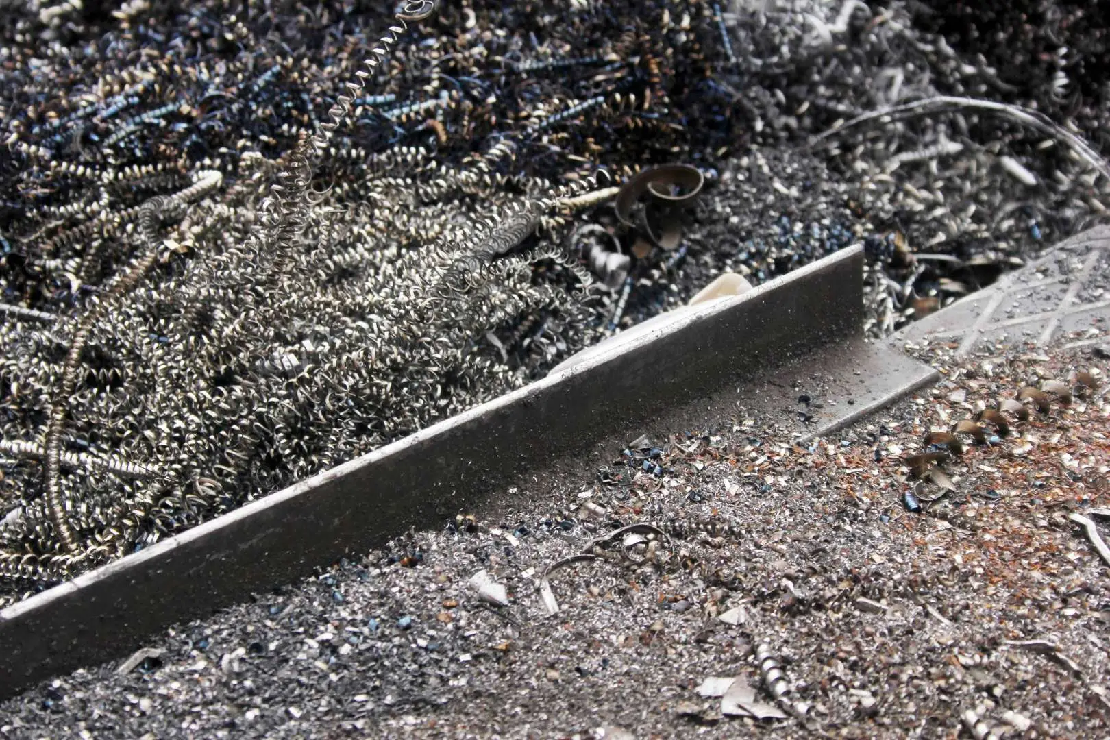 Sorted scrap metal at the RHK Metals Ltd yard in Royston